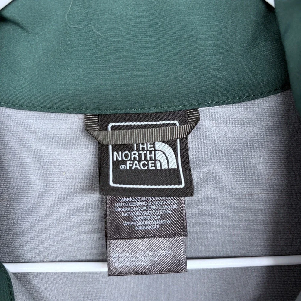 The North Face Green Full Zip Vest Medium Men's Lightweight‎ Outdoor Soft Shell
